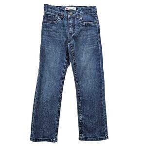 Levis 511 Slim 7 Girls Jeans Straight Leg Adjustable Waistband 19.5 inch Inseam